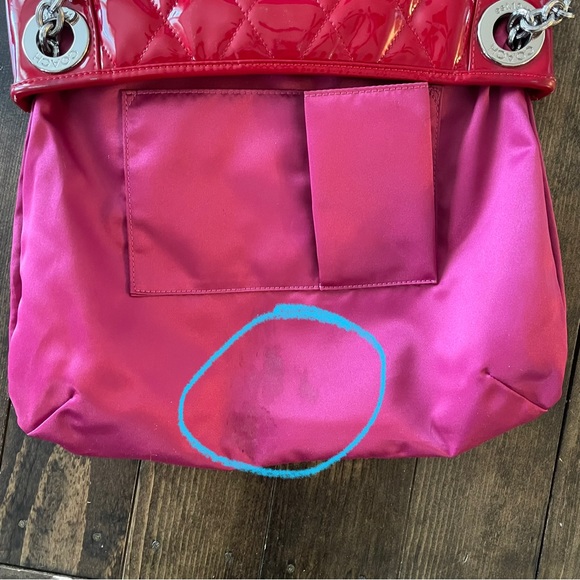 Coach Red Patented Leather Bag - Picture 6 of 11